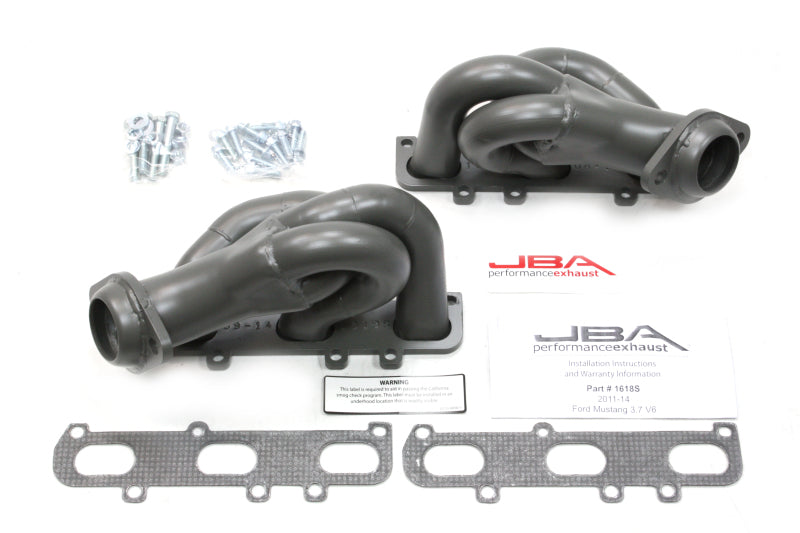 JBA 1618SJT fits Ford 11-17 Mustang 3.7L V6 1-5/8in Primary Ti Ctd Cat4Ward Header