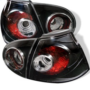 Spyder 5008152 fits Volkswagen 06-09 Golf V Euro Style Tail Lights Black ALT-YD