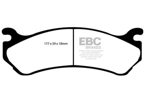 EBC UD785 02 fits Cadillac Escalade 5.3 (Akebono rear caliper) Ultimax2 Front Brake Pads