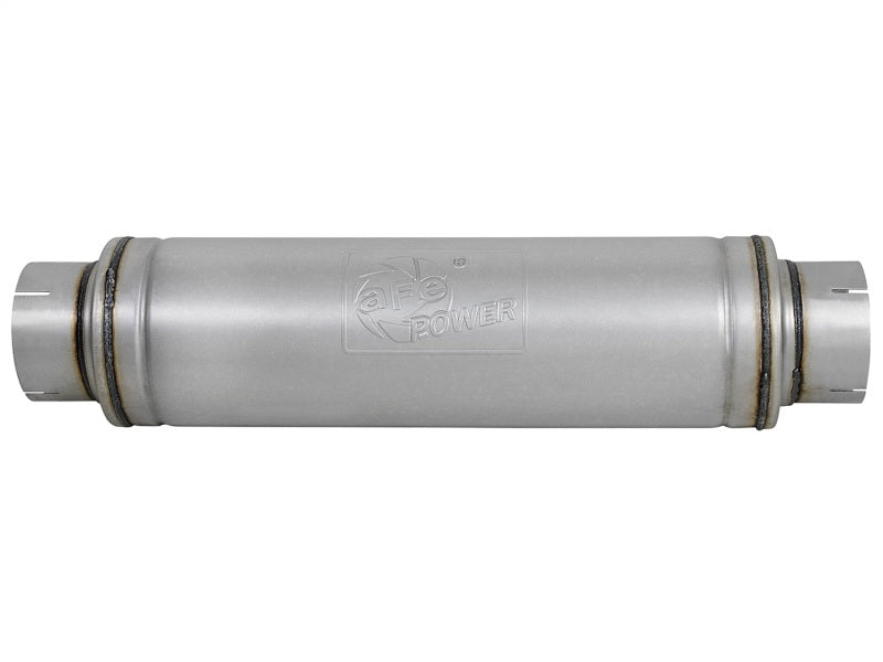 AFE 49M00023 Aluminized Steel Muffler 5in Center/Center 24in L x 7in Diameter -