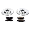 PowerStop K1380 fits Ford 05-10 Mustang Front Z23 Evolution Sport Brake Kit