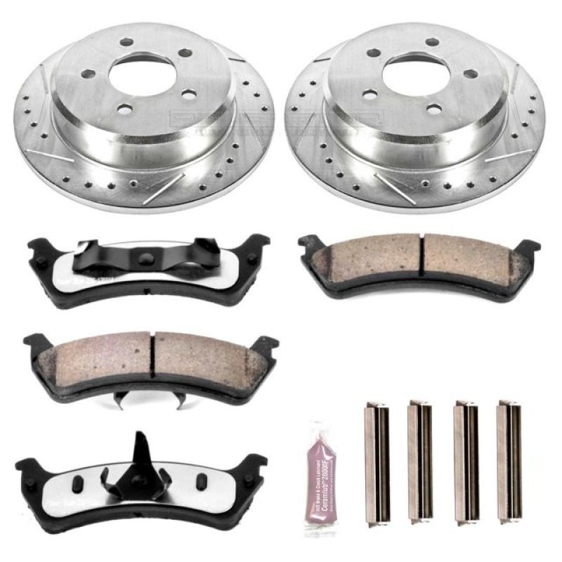 PowerStop K1858-36 95-01 fits Ford Explorer Rear Z36 Truck & Tow Brake Kit
