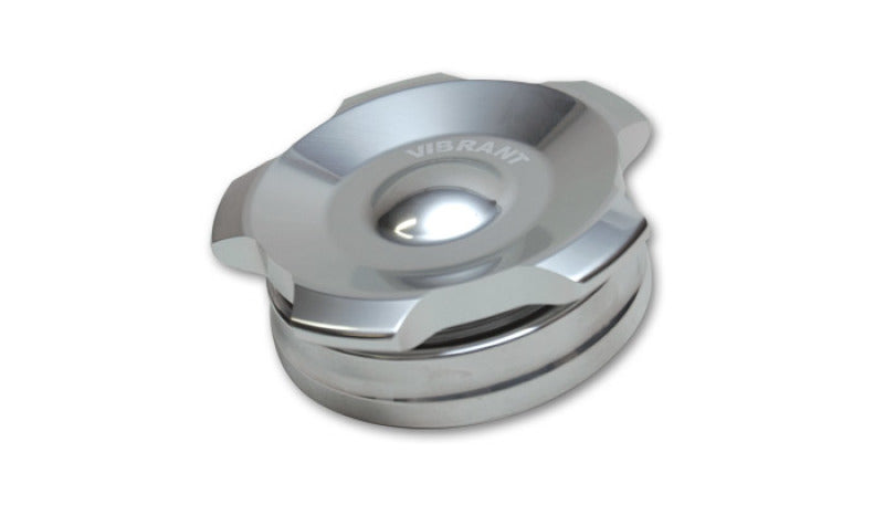 Vibrant 11290  Aluminum Weld Bungs w/ Polished Aluminum Threaded Cap (incl. O-R