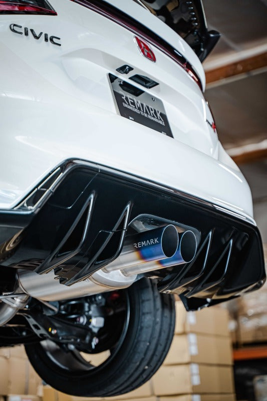 Remark RK-C2076H-09TS 2023+ fits Honda Civic Type-R (FL5) Sports Touring Catback Titanium Exhaust/SUS304 Front Pipe