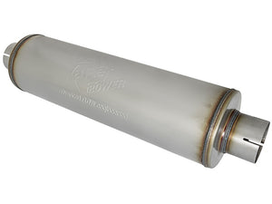 AFE 49M00024 orce-Xp 409 SS Muffler 3-1/2in ID Center/Center x 7in Dia x 24in L