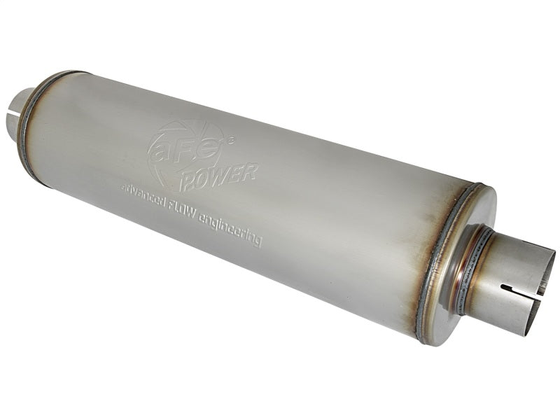 AFE 49M00024 orce-Xp 409 SS Muffler 3-1/2in ID Center/Center x 7in Dia x 24in L