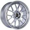 BBS LM325DSPK LM-R 21x9 5x120 ET32 Diamond Silver Center Diamond Cut Lip Wheel -82mm PFS/Clip Required