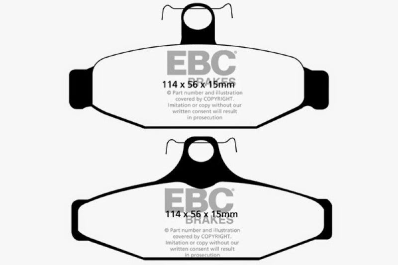 EBC DP21165 fits Chevrolet 83-87 Corvette (C4) 5.7 Greenstuff Rear Brake Pads