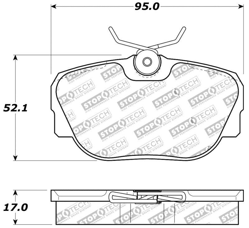 Stoptech 309.0493 Performance Brake Pads