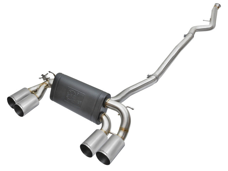AFE 49-36330-1P fits BMW M2 L6-3.0L MACH Force-Xp 3in to 2.5in 304 SS Cat-Back