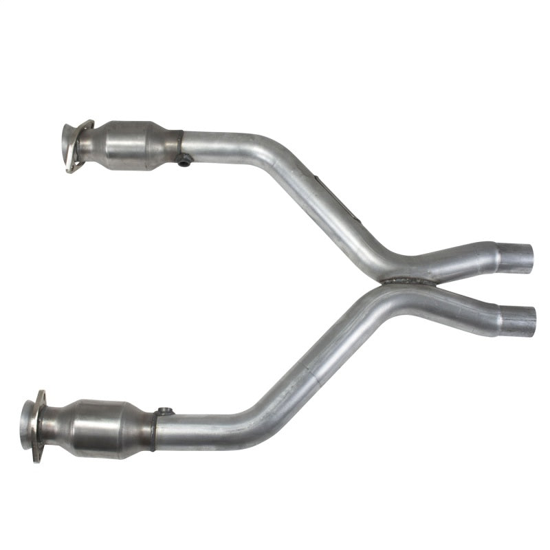 BBK 1461 Mustang 3.7 V6 Short Mid X Pipe With Catalytic Converters 2-1/2 For BBK Long Tube Headers