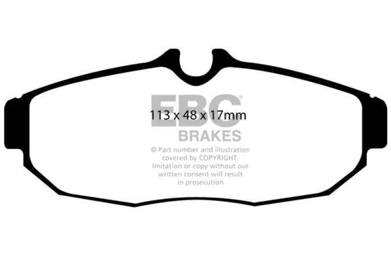 EBC DP21741 fits Ford 05-10 Mustang 4.0 Greenstuff Rear Brake Pads