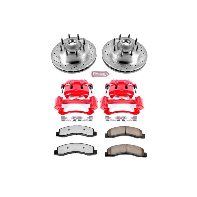 Power Stop KC1891 36 fits Ford F-250 Super Duty Front Z36 Truck & Tow Kit w/Cals
