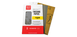 Griots Garage B1525 BOSS Finishing Papers - 1500g - 5 .5in x 9in (25 Sheets)