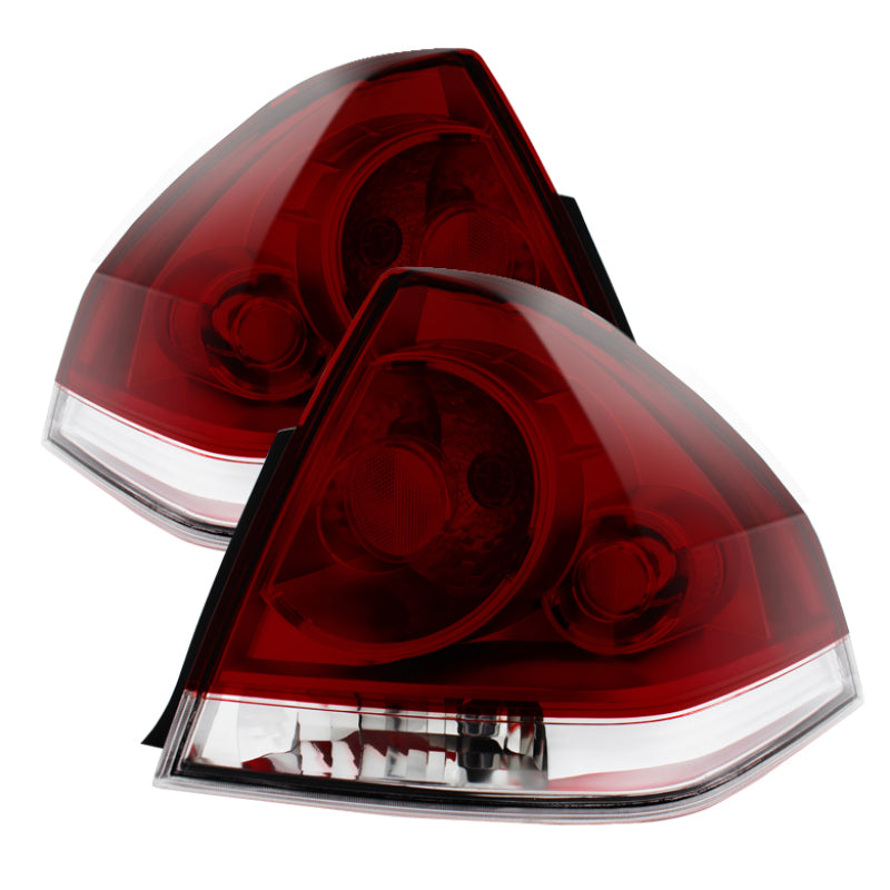 9027222 Xtune fits Chevy 06-13 Impala OE Style Tail Lights Red Smoke ALT-JH-CI