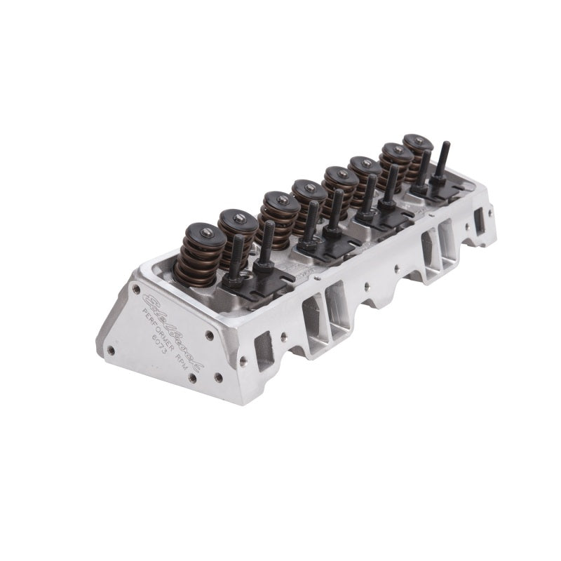 Edelbrock 60735 Cylinder Head fits SBC Performer RPM Straight Spark Plugs 70cc