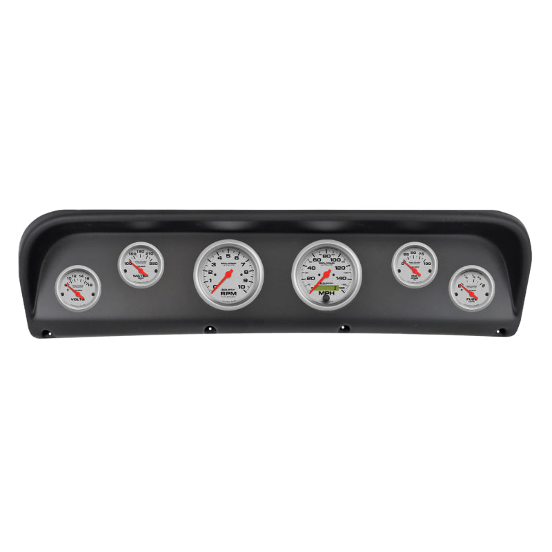 AutoMeter 2938-13 Autometer Ultra-Lite Direct Fit Dash Kit 67-72 fits Ford F100 (2 x 3-3/8in. / 4 x 2-1/16in.)