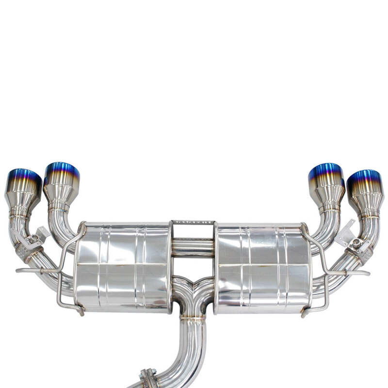 Invidia HS22GFR8GV4RT 2022+ fits Volkswagen Golf R MK8 76mm R400 Valved Cat Back
