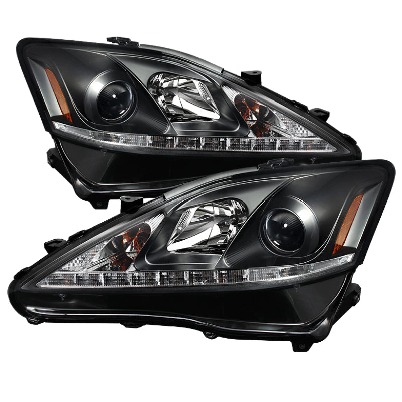 Spyder 5080059 fits Lexus 06-20 IS 250/350 2010 Projector Headlights DRL Black