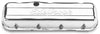 Edelbrock 4480 Valve Cover Signature Series fits Chevrolet 1965 and Later 396-502 V8 Low Chrome
