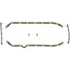 Fel-Pro OS6412C OS 6412 C Engine Oil Pan Gasket Set Blue Stripe cork-rubber