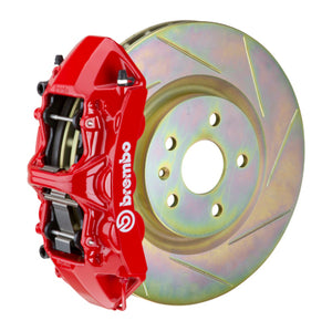 Brembo 1N5.8001A2 Brembo 10-15 fits Camaro V6 Front GT BBK 6 Piston Cast 355x32 1pc Rotor Slotted Type-1-Red
