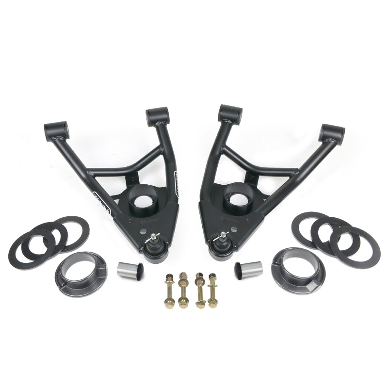 Ridetech 11162199 67- 69 fits Camaro Firebird 68-74 Nova Front Lower StrongArms Stock Style Coil Spring