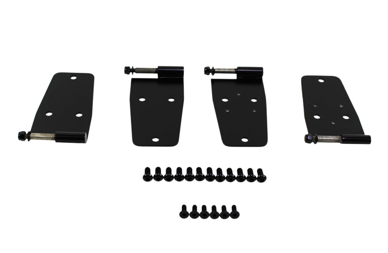 Kentrol 50420 fits Jeep 76-93 CJ/Wrangler YJ Hardtop Door Hinge Set 4 Pieces - Powdercoat Black