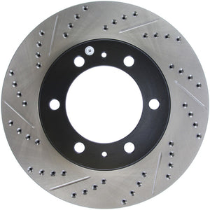 Stoptech 127.44129R 07-08 fits Toyota FJ Cruiser / 05-08 Tacoma (6 lug) / 03-08 4 Runner (319mm disc) SportStop Slo
