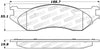 Stoptech 308.07022 Street Brake Pads