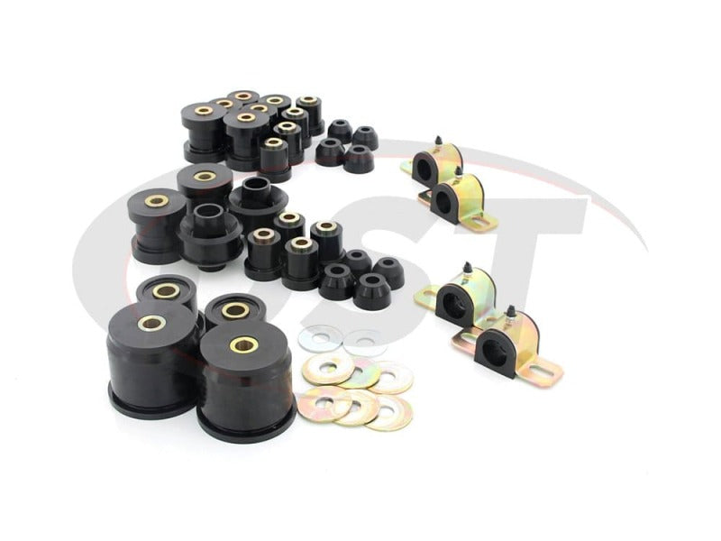 Prothane 8-2022-BL 99-09 fits Honda S2000 Total Kit - Black
