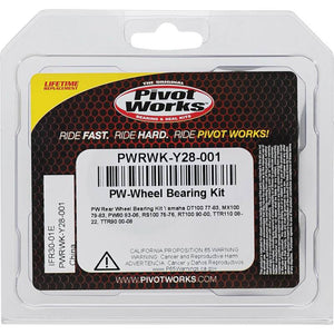 Pivot World PWRWK-Y28-001 83-06 fits Yamaha PW80 PW Rear Wheel Bearing Kit