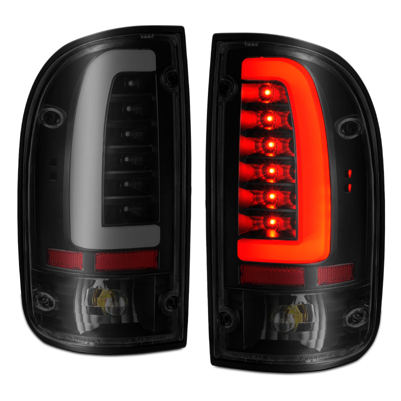 ANZO 311354 1900 fits Toyota 95-20 Tacoma LED Taillights Black Housing Smoke Lens (Pair)