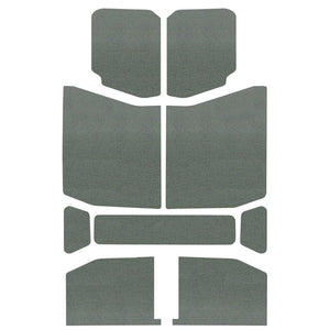 DEI  50169 fits Jeep 18-23 Wrangler JL 4-Door Boom Mat Headliner - 9 Piece - Gra