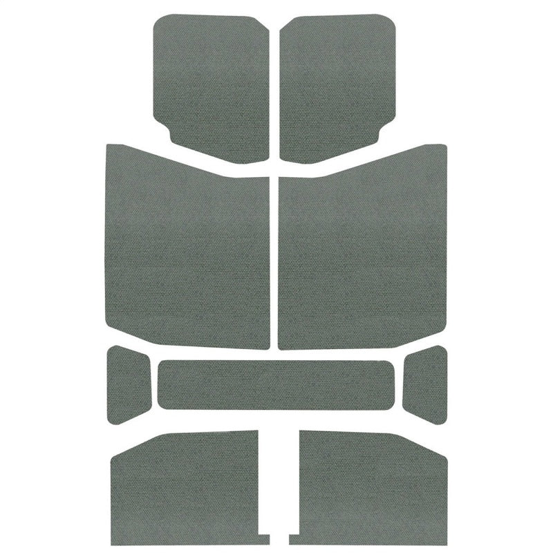 DEI  50169 fits Jeep 18-23 Wrangler JL 4-Door Boom Mat Headliner - 9 Piece - Gra