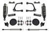 Fabtech K7088DL 2022 fits Toyota Tundra 4WD Factory Rear Coils 3in UCA Sys w/Fr Dirt Logic 2.5 Resi C/O Rr Coil
