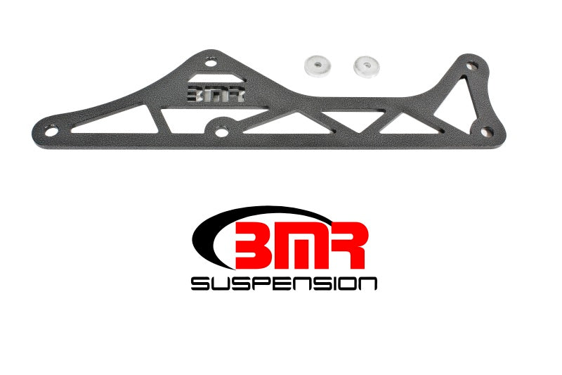 BMR DTB005H 6th Gen Camaro Steel Driveshaft Tunnel Brace - Black Hammertone