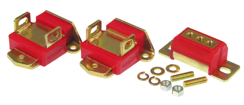 Prothane 548 fits GM Motor & Trans Mount Kit - Red