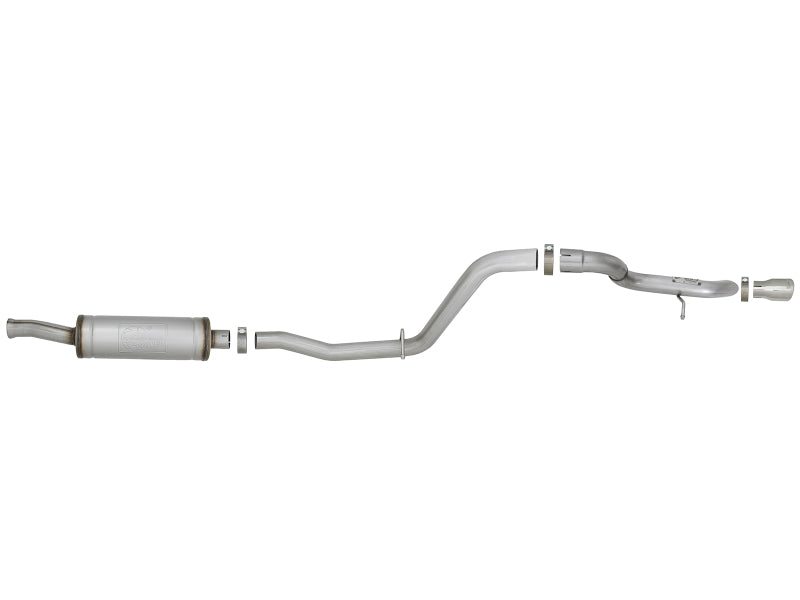 AFE 49-48065-1P orce-Xp 2.5in Catback High-Tuck Exhaust 18-21 fits Jeep Wrangle