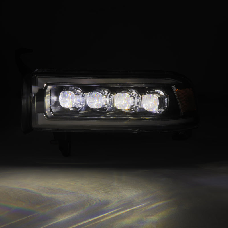 AlphaRex 880350 94-01 fits RAM 1500 NOVA LED Proj Headlights Blk w/Activ Light/Seq Signal/SB DRL