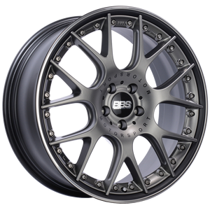 BBS CH651PBPO CH-RII 20x8.5 5x120 ET32 Satin Platinum Center Black Lip SS Rim Prot Wheel -82mm PFS/Clip Req