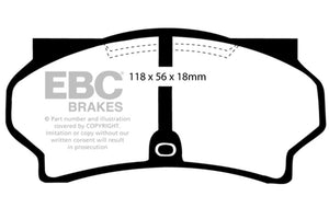EBC UD9181 11-16 fits BMW Z4 E89 Ultimax Front Brake Pads