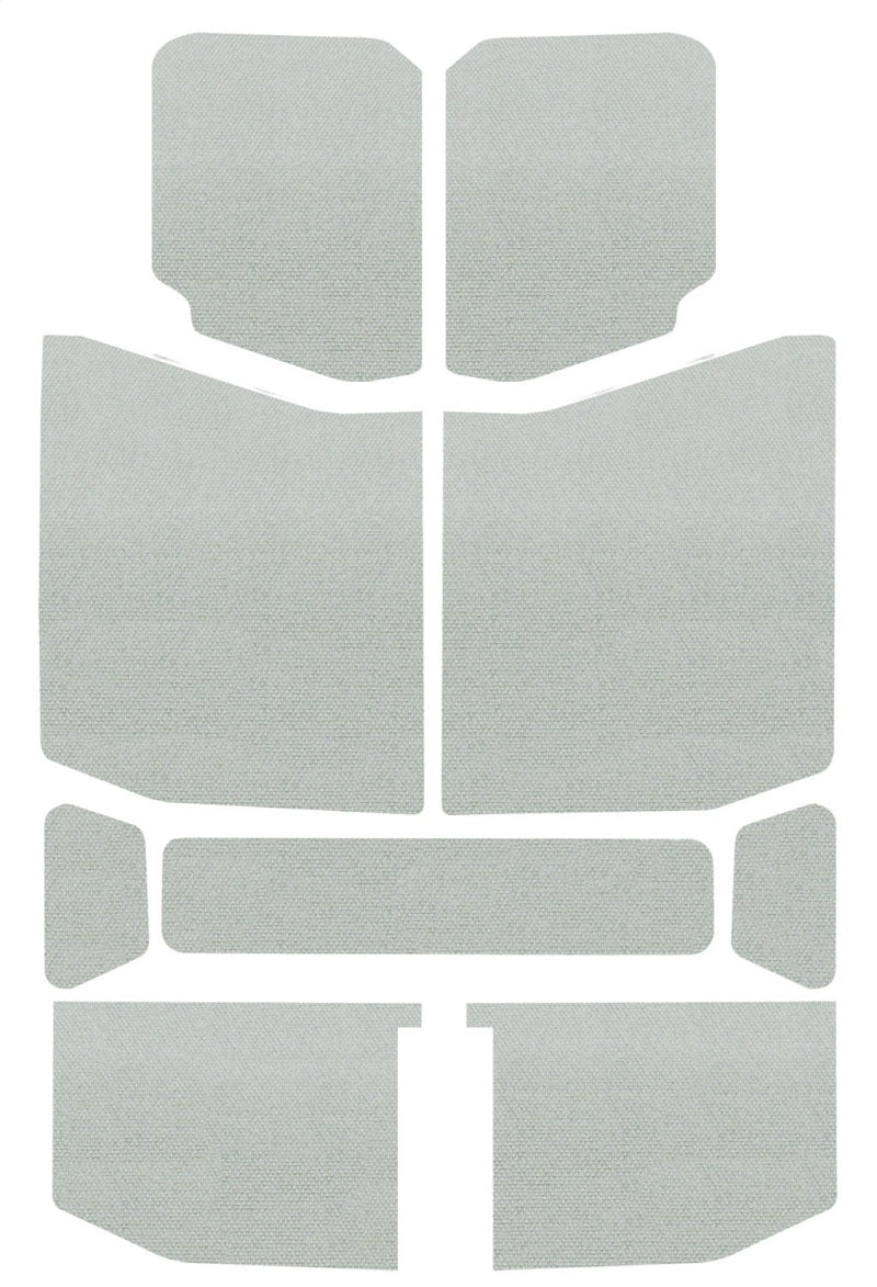 DEI  50170 fits Jeep 18-23 Wrangler JL 4-Door Boom Mat Headliner - 9 Piece - Whi