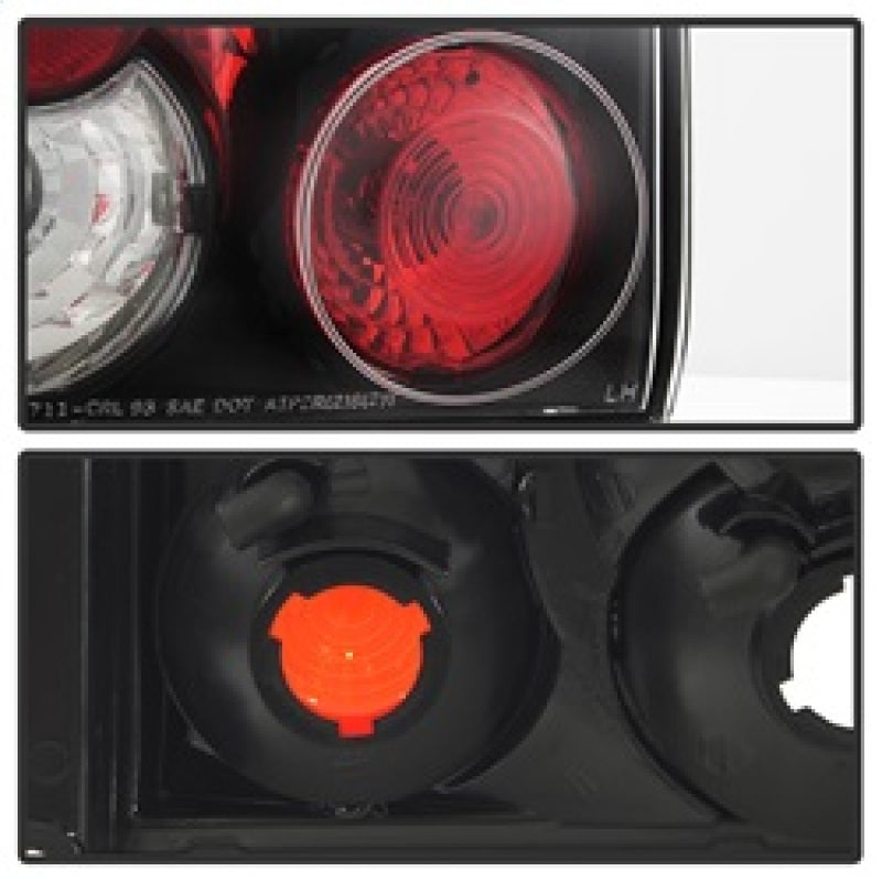 Spyder 5007407 fits Toyota 93-97 Corolla Euro Style Tail Lights Black ALT-YD-TC