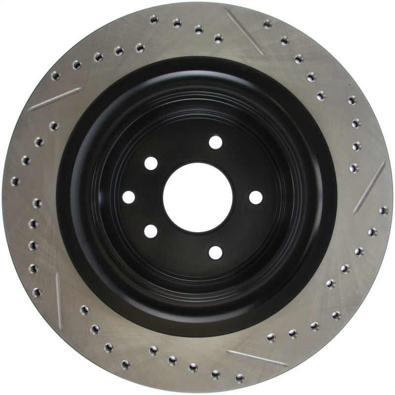 Stoptech 127.42101R fits Infiniti G37 / Nissan 370Z SportStop Slotted & Drilled Rear Right Rotor