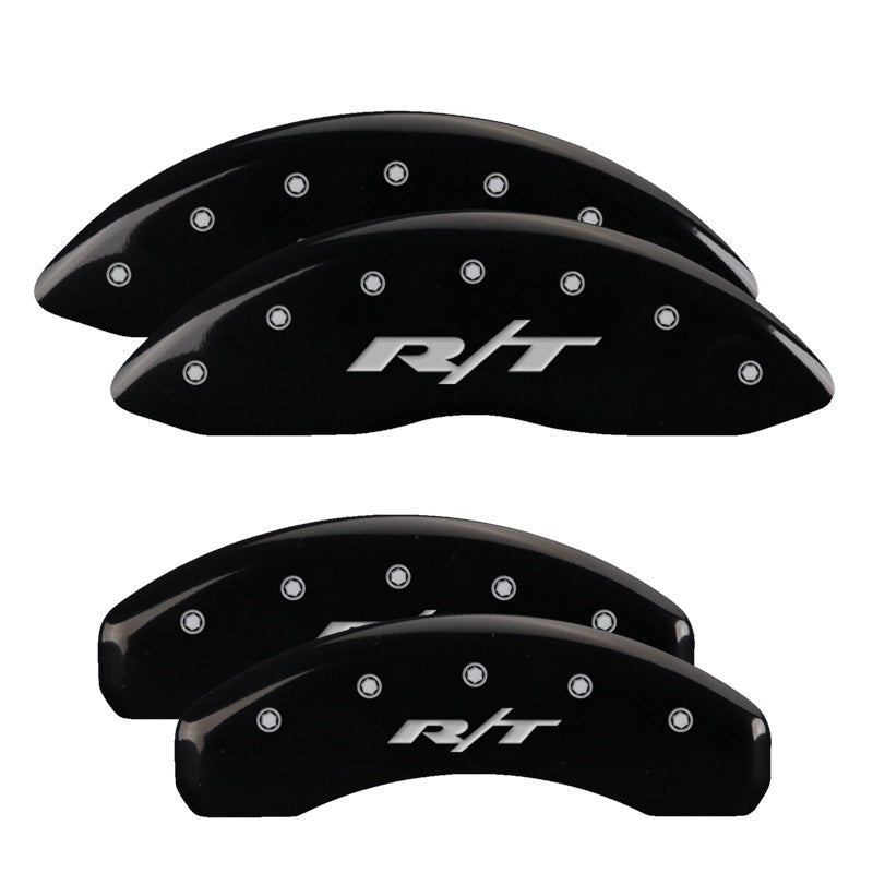 MGP 12204SRT1BK 4 Caliper Covers Engraved Front & Rear 11-18 fits Dodge Durango