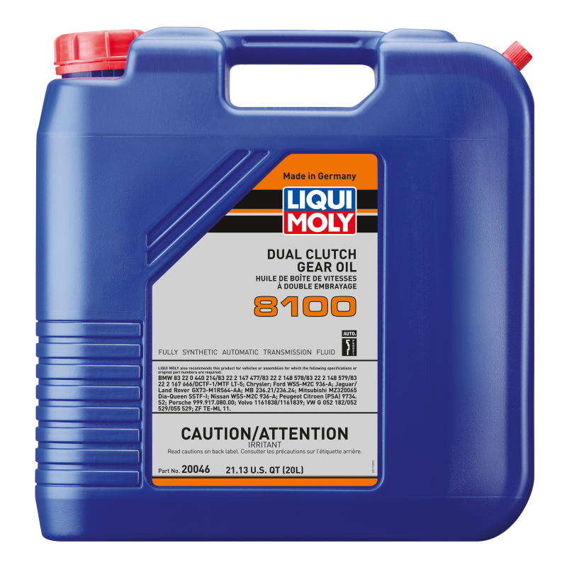 LIQUI MOLY 20046 20L Dual Clutch Transmission Oil 8100