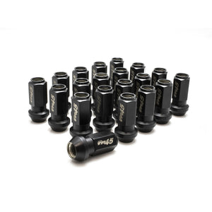Wheel Mate TR4505B Muteki TR45 Open End Lug Nuts - Black Chrome - 12x1.25 - 45mm