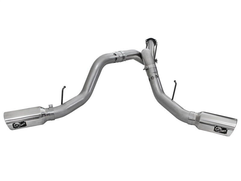 AFE 49-43065-P BORE HD 4in 409-SS DPF-Back Exhaust w/Polished Tip 11-14 fits Fo
