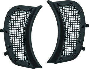 Kuryakyn 6519 Kuryakyn Mesh Headlight Vent Accents Black